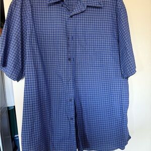 Daniel Cremieux Blue Checkered Men's Casual Shirt